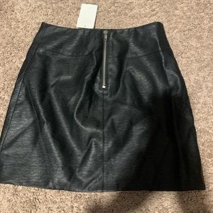 Leather skirt